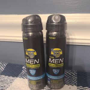Banana Boat For Men Triple Defense Sunscreen Spray 30 Spf